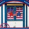 4th of July Hanging Door Sign Wooden Independence Day Decorations Patriotic Door Hanger American Rustic Wooden Plaque for Wall Front Porch Outdoor Farmhouse